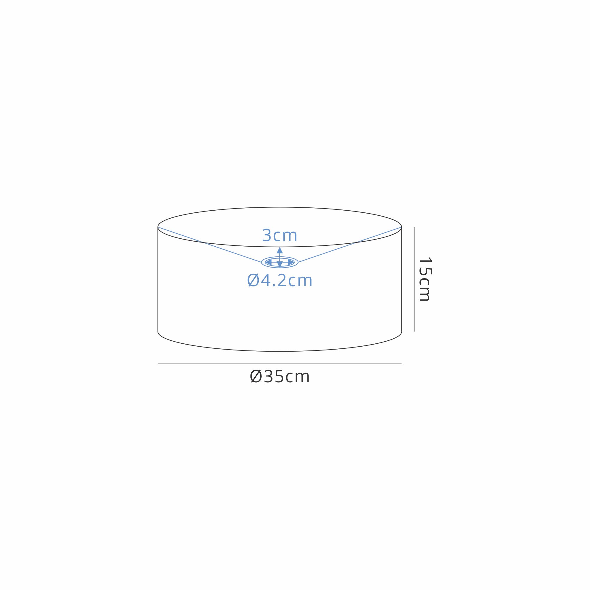 D0859  Serena 35cm Faux Silk Fabric Shade Grey, White